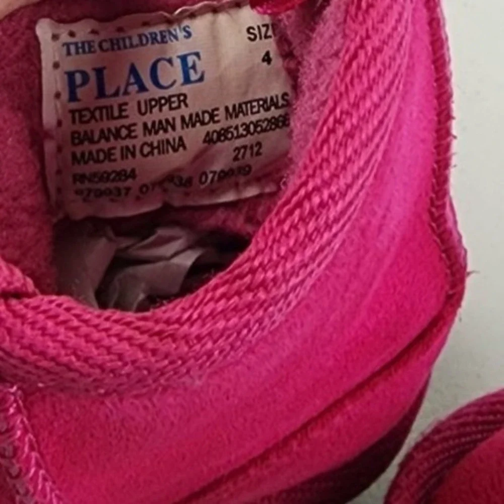 The Childrens Place Kids Toddler Girls‎ Pink Suede Winter Boots Size 4
